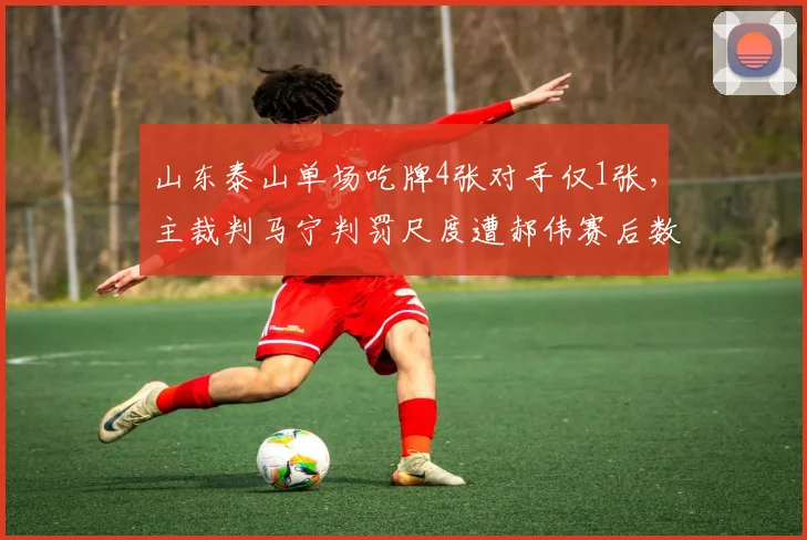 山东泰山单场吃牌4张对手仅1张，主裁判马宁判罚尺度遭郝伟赛后数据对比炮轰